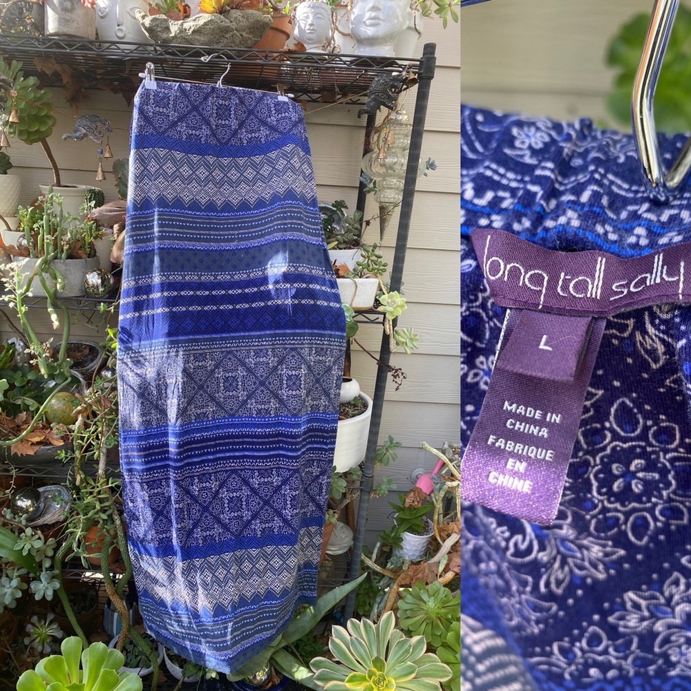 Long Tall Sally Boho print maxi skirt